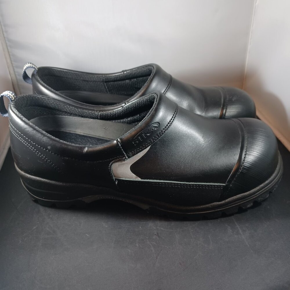 SIKA Comfort Clogs Work Walking Men's 47 US 14 Black Leather Slip On